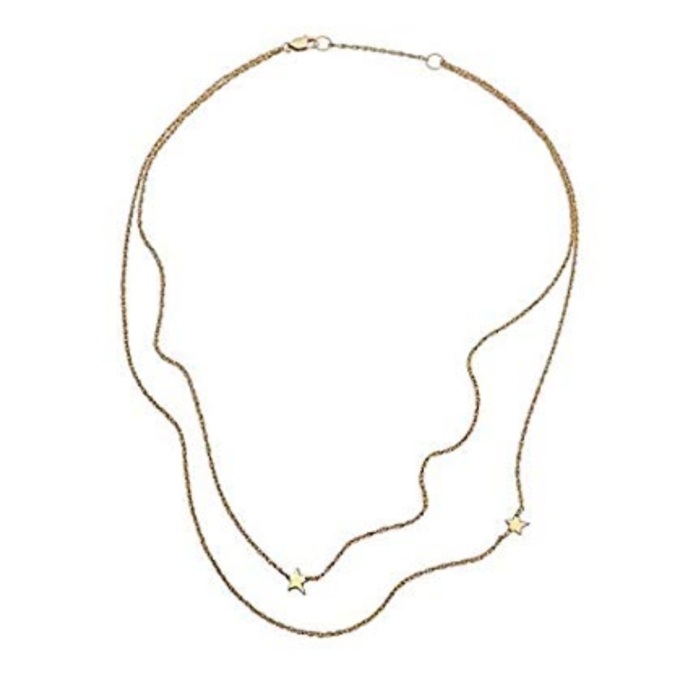 Gold Stars Necklace